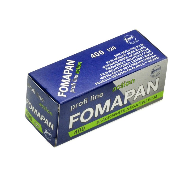 Foma Fomapan 400 ISO Black & White Negative Film, 120 Size - Image 1